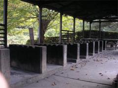 智光山公園キャンプ場のカマド